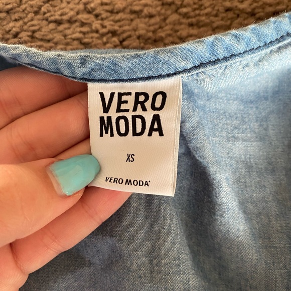 Highlow soft denim dress - Picture 2 of 2